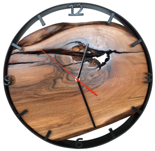 Dřevěné hodiny 40 cm