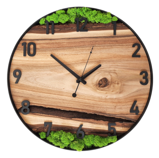 Dřevěné hodiny 40 cm